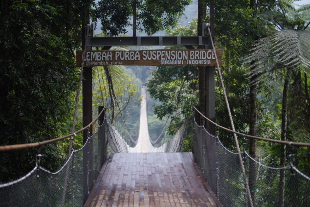 Lembah Purba yang menjadi destinasi wisata favorit di Sukabumi