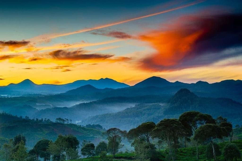 Sunrise Cukul Pangalengan yang eksotis