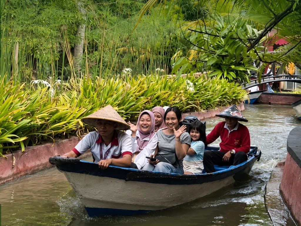 Salah satu wahana di Kampung Coklat Blitar